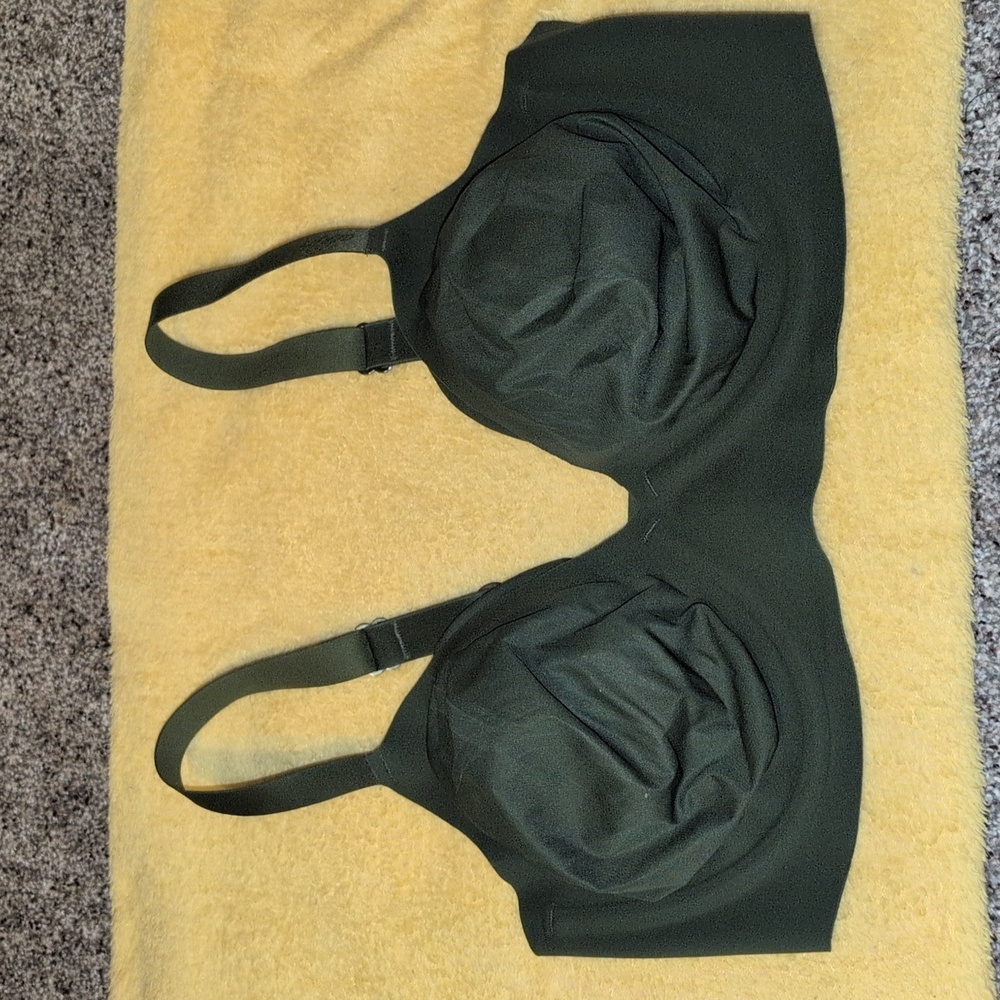 Aerie Smoothez Plunge Bra 38DD Green